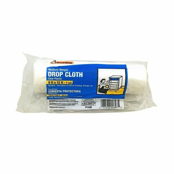 Thermwell Products DROP CLOTH 9'X12'X1MIL P115R